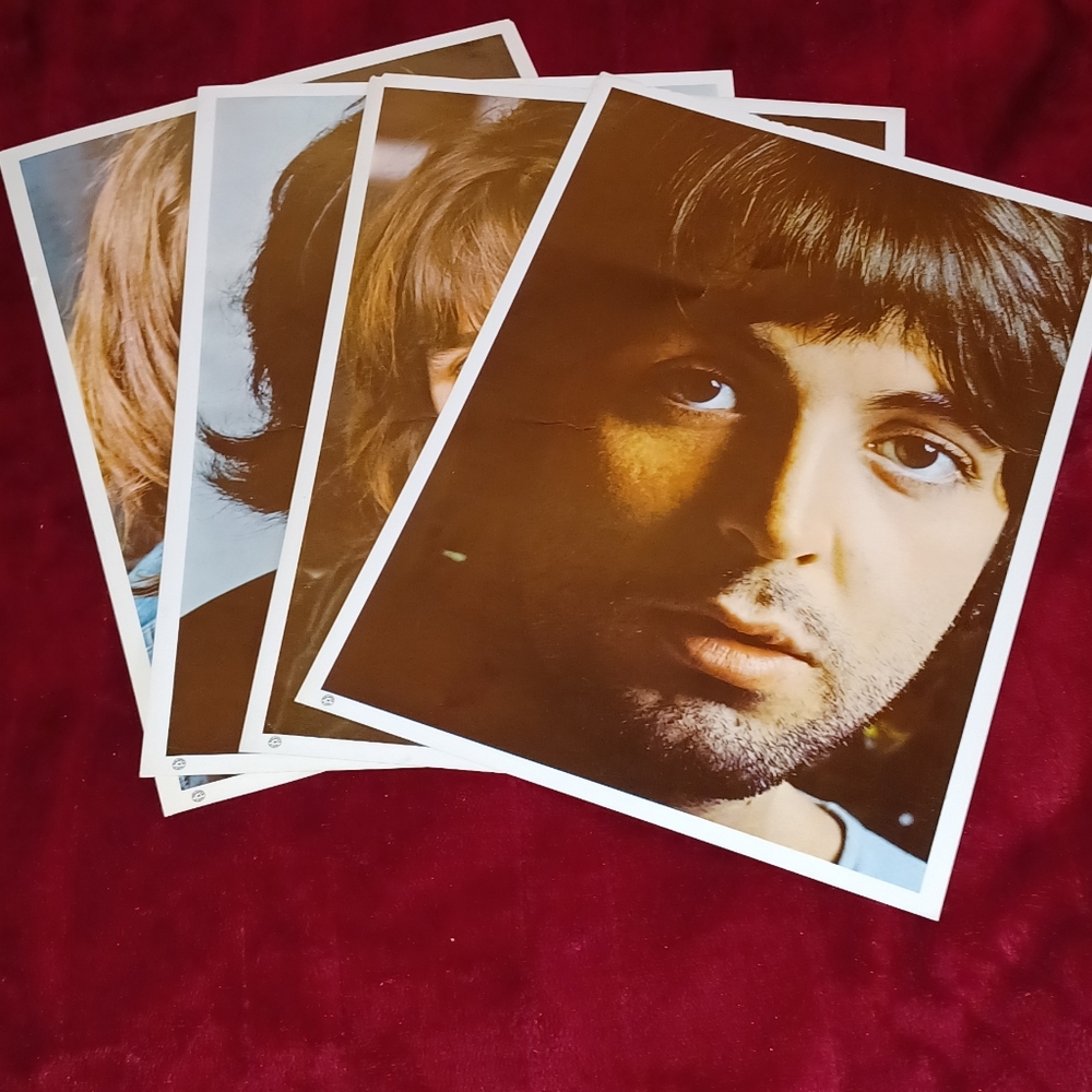 Sale* Vintage Beatles Print Lot - Portraits 8x10